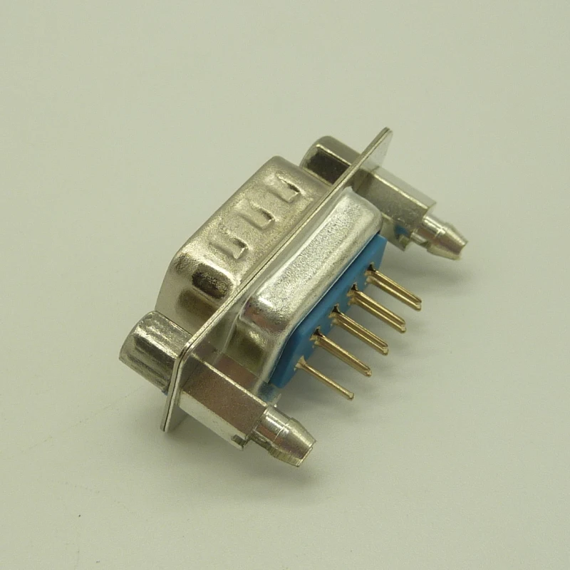 D-sub 9pin panel mounted industrial standard straight male connector
