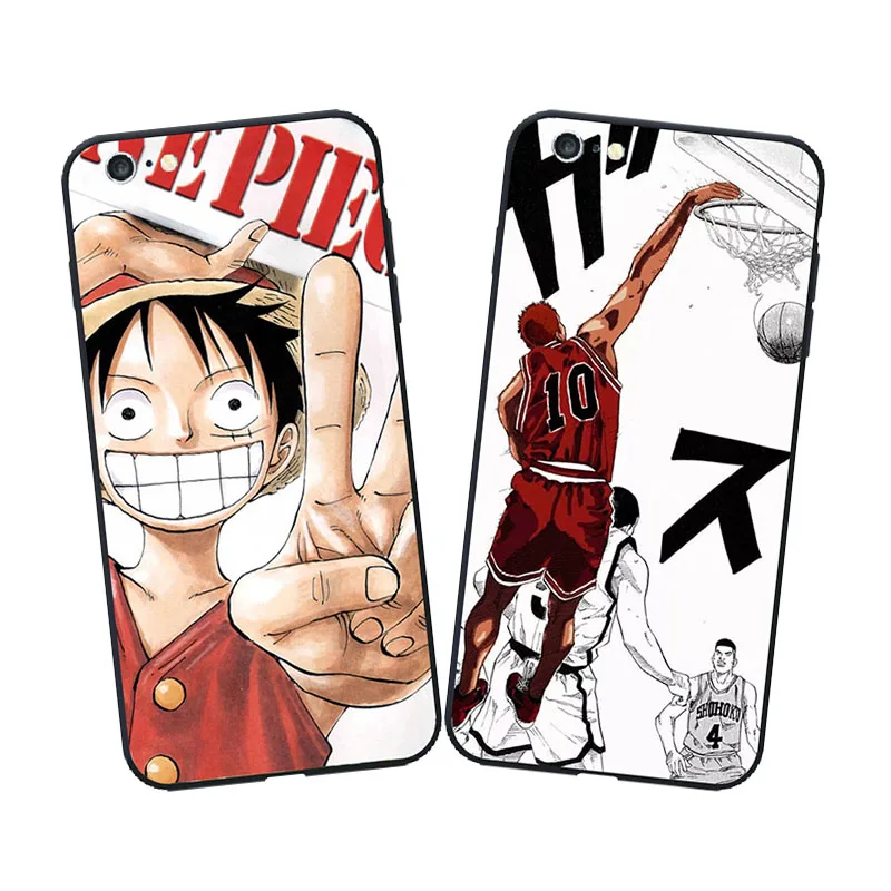 
Slam Dunk One Piece Naruto Anime Stitch Dragon Ball Custom Printing Hard Phone Case for iPhone Samsung for Huawei Xiaomi 