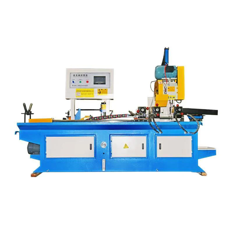 RT-425CNC tube cutting hydraulic feeding automatic pipe cutter machine CNC automatic pipe tube cutting machine for hot sale