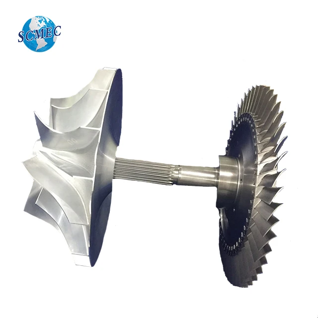 Alloy precision turbocharger rotor assembly for EMD/ALCO/GE