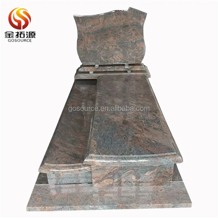 India red European style tombstone