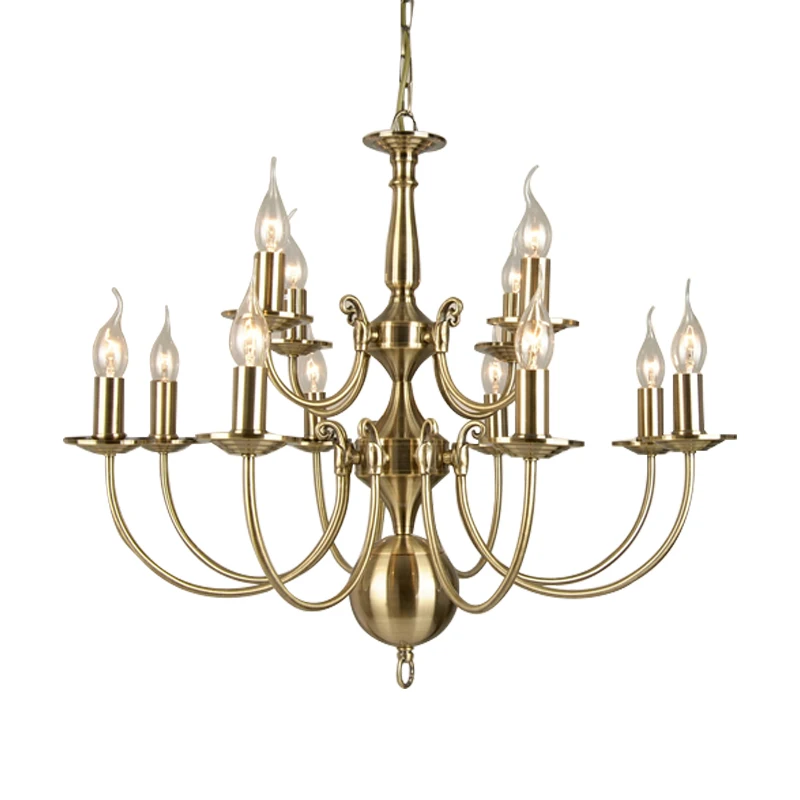 Популярная большая винтажная хрустальная люстра k9 в европейском стиле для отеля и дома