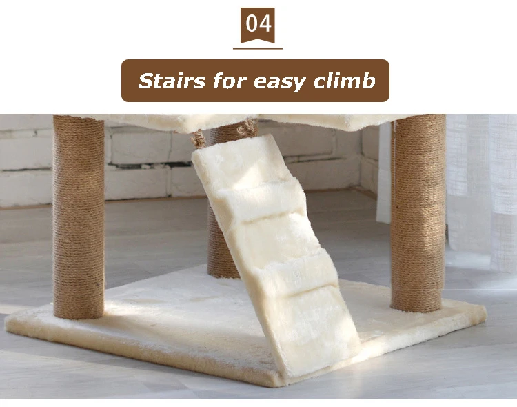 
Cat Activity Tree with Scratching Posts cat tree tower 