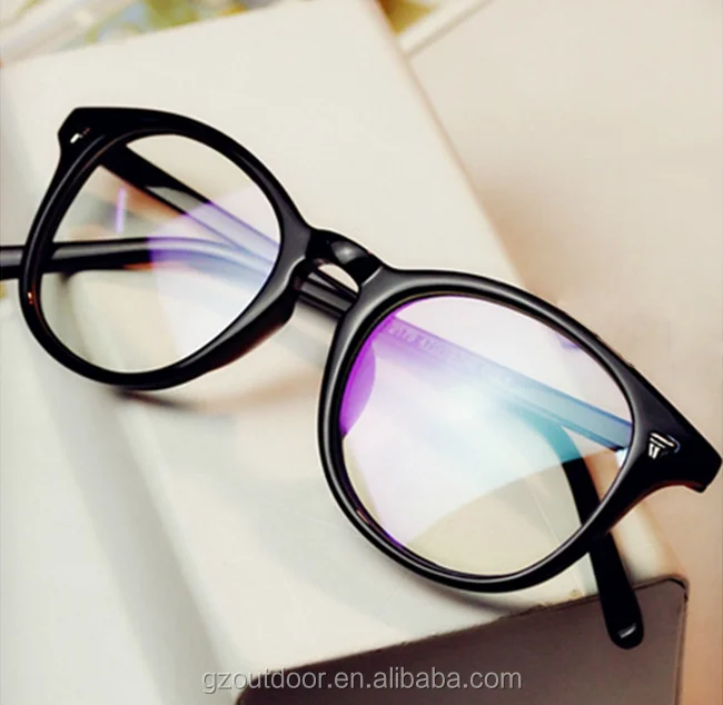 Vintage Fashion Light Pc Frame AC Reading Glasses alibaba Muti-matched Guangzhou Myopia Goggles promotional clear Lenses Shades
