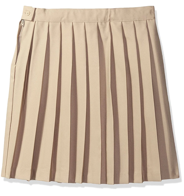 Summer School Uniform skirts 2017 latest design pleated school uniform skirt designs for young girls