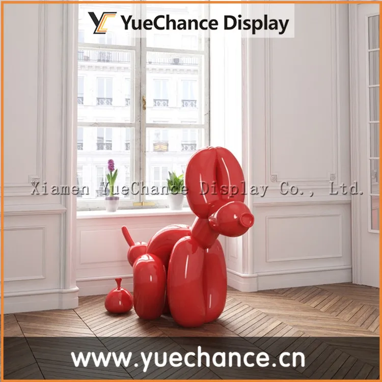 Factory Bespoke Decorative Resin Balloon Dog Sculpture