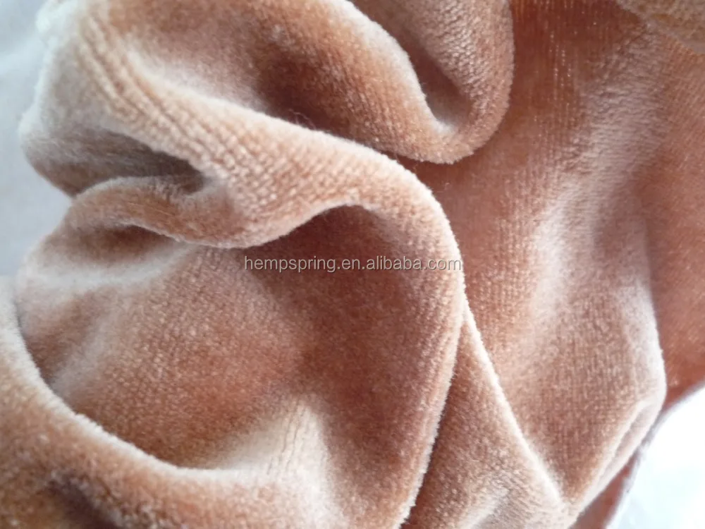 high quality organic bamboo velour fabrics