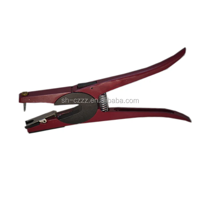 veterinary animal ear tag applicator for vet and animal using