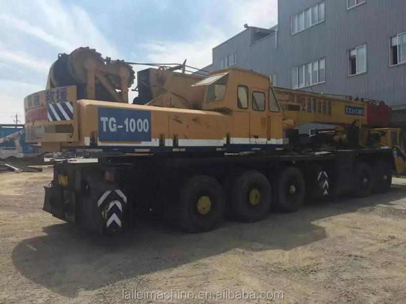 Fully Hydraulic Used Tadano Truck Crane 100 Ton TG1000E Japan original for sale