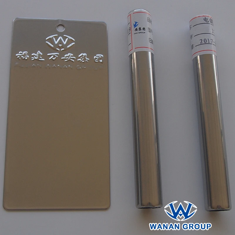 High gloss dry thermosetting electrostatic powder paint mirror effect chrome powder industrial paint