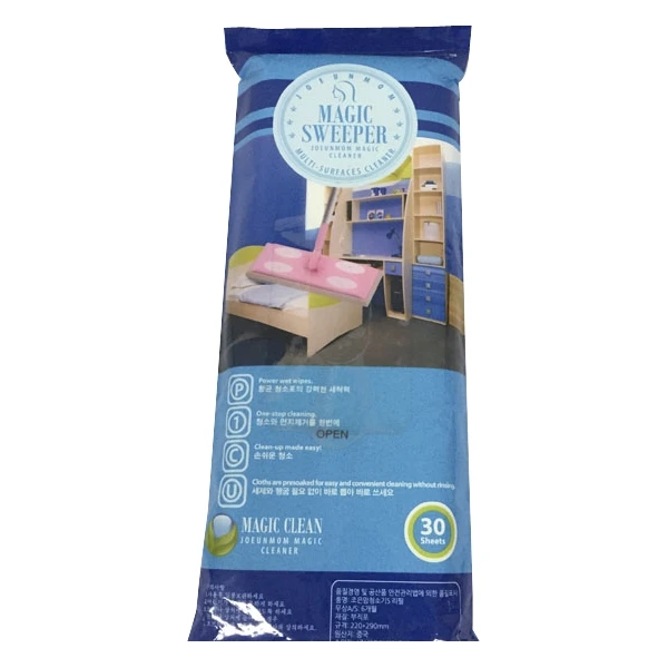 Eco-friendly Custom Disinfection Household Single cleansing floor wet wipes