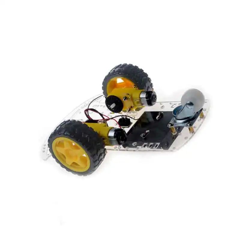 2WD Motor Smart Robot Car Chassis Kit with Encoder Battery Box Wheels