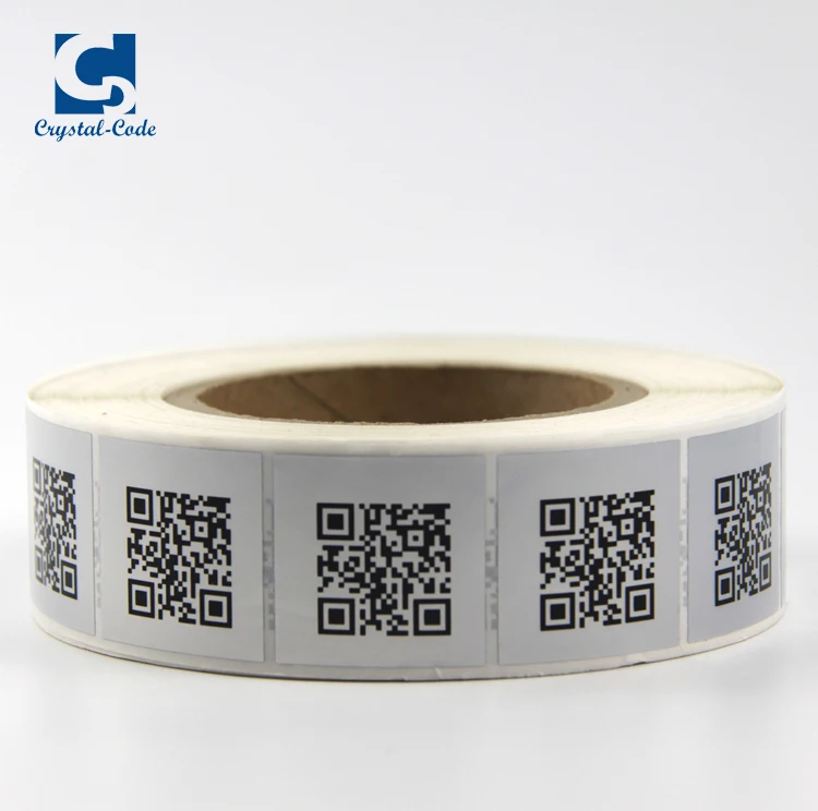 Custom Anti-tamper Labels Printing Adhesive Destructible Asset Serial Numbers Bar code Sticker QR Code Labels