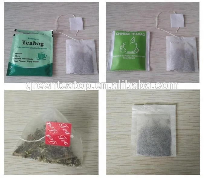 100% Pure Natural Green Tea Packing Size 65 X 80 mm Nylon Pyramid Loose Leaf Green Tea