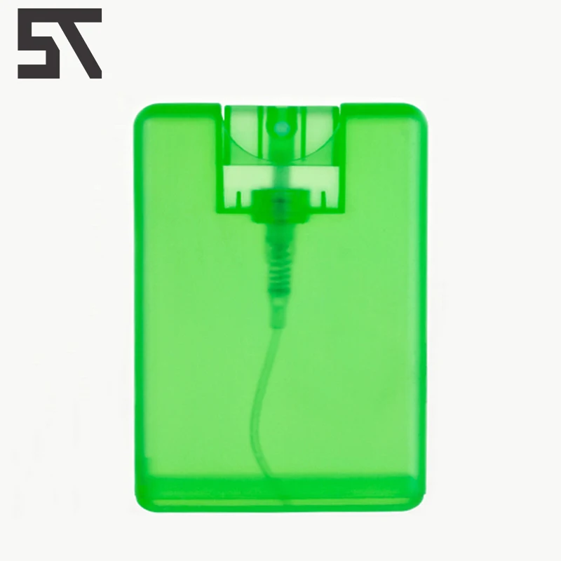 
10ml card perfume bottle with pump sprayer 