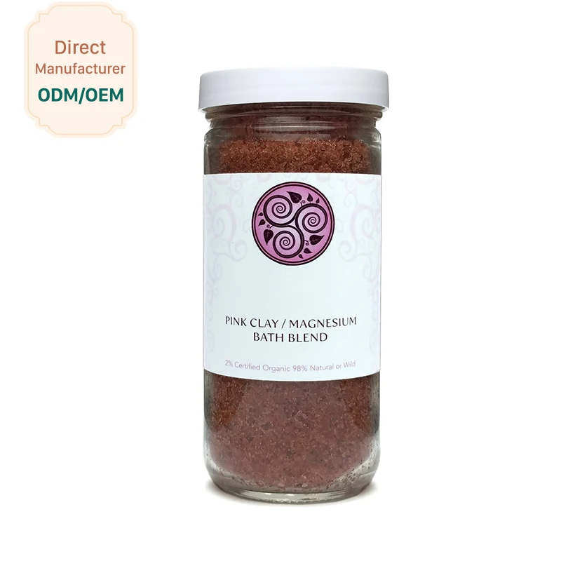 
Fresh Smell Fragrance Natural Body Crystals Hot Wholesale Custom Deep Clean Spa Bath Salt 