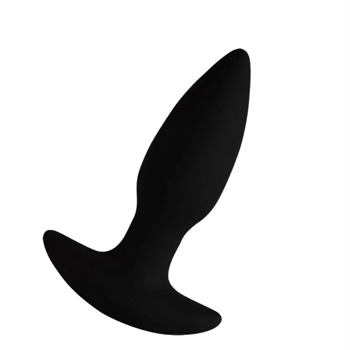 Silicone anal toy  electric prostate massager vibrating butt vibrator for adult  S  M L size