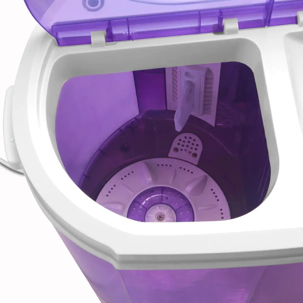 twin tub semi automatic mini washer with spin drying/baby washing machine/Aluminum Copper motor