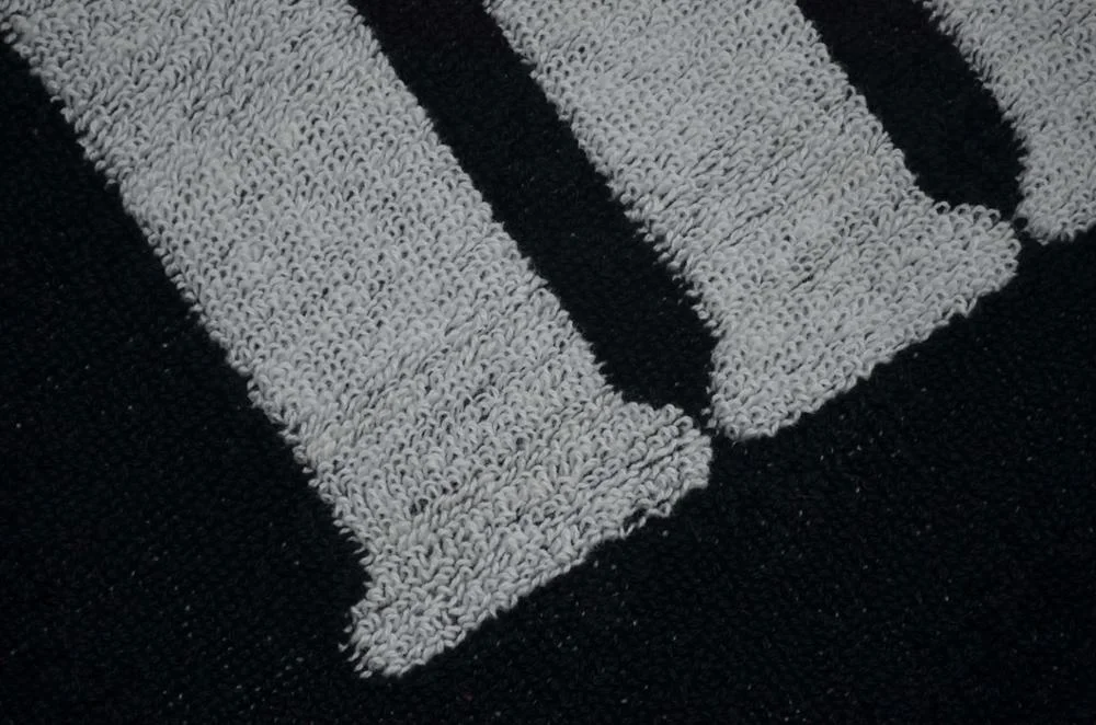 Роскошные подарки премиум-класса черное пляжное полотенце на заказ