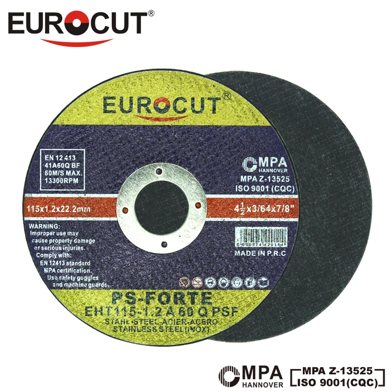 СУПЕР ТОНКОЕ абразивное режущее колесо EUROCUT 4,5 дюйма 115 мм