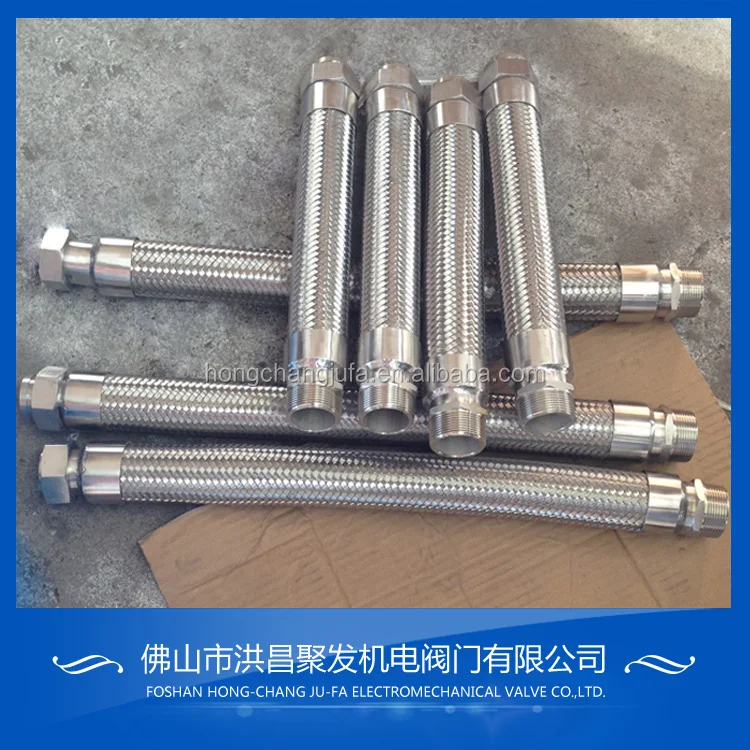 Нержавеющая 316 плетеные гибкие разъемы гофрированные гибкие трубы для природного газа