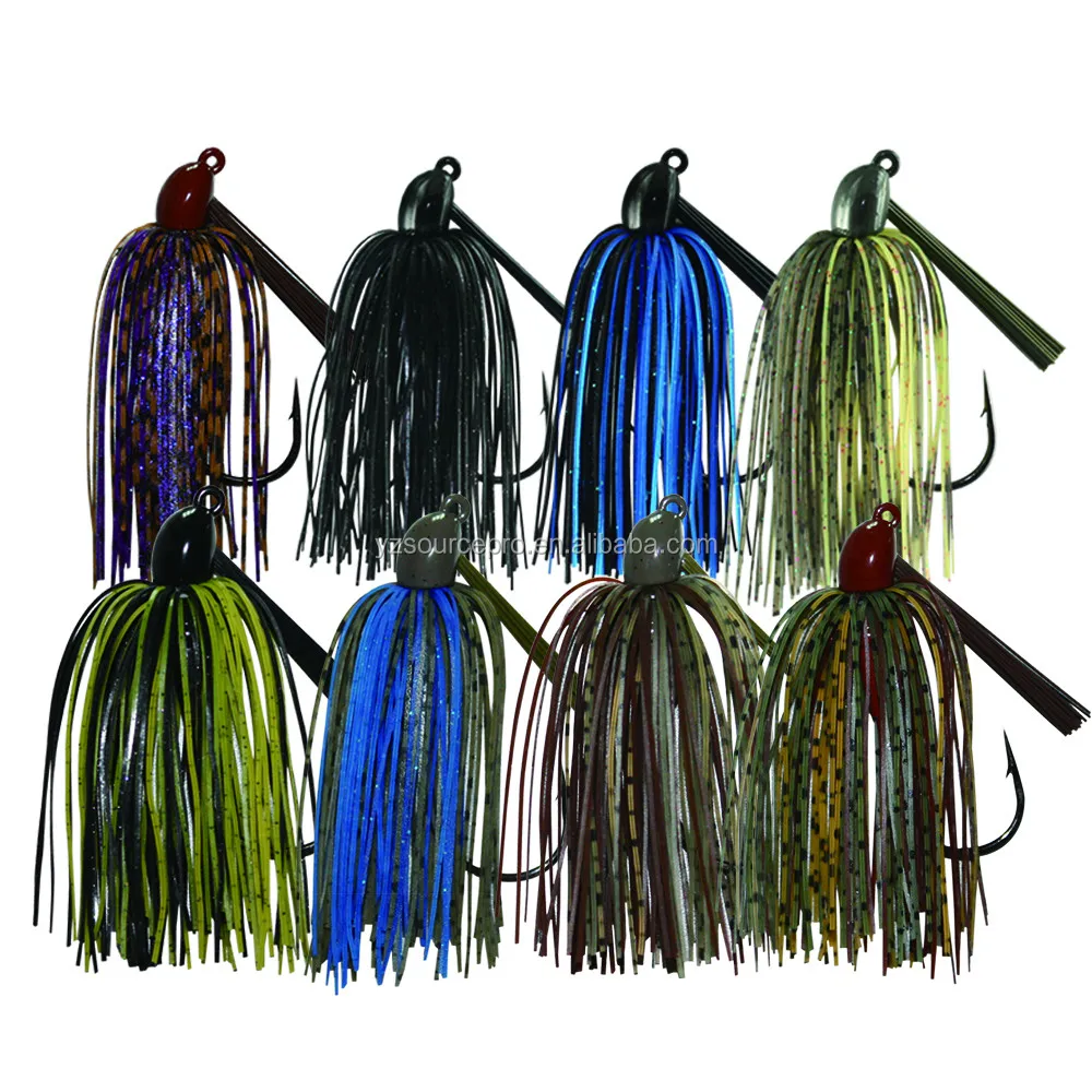 38TMJ-68 fishing tungsten swim jig with #3/0 hook 3/8 oz. (10.6g) pb&j color 1pk