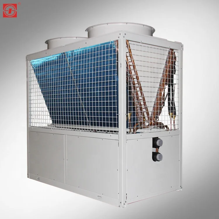 R22 refrigeration modular scroll screw compressor air cooled water chiller