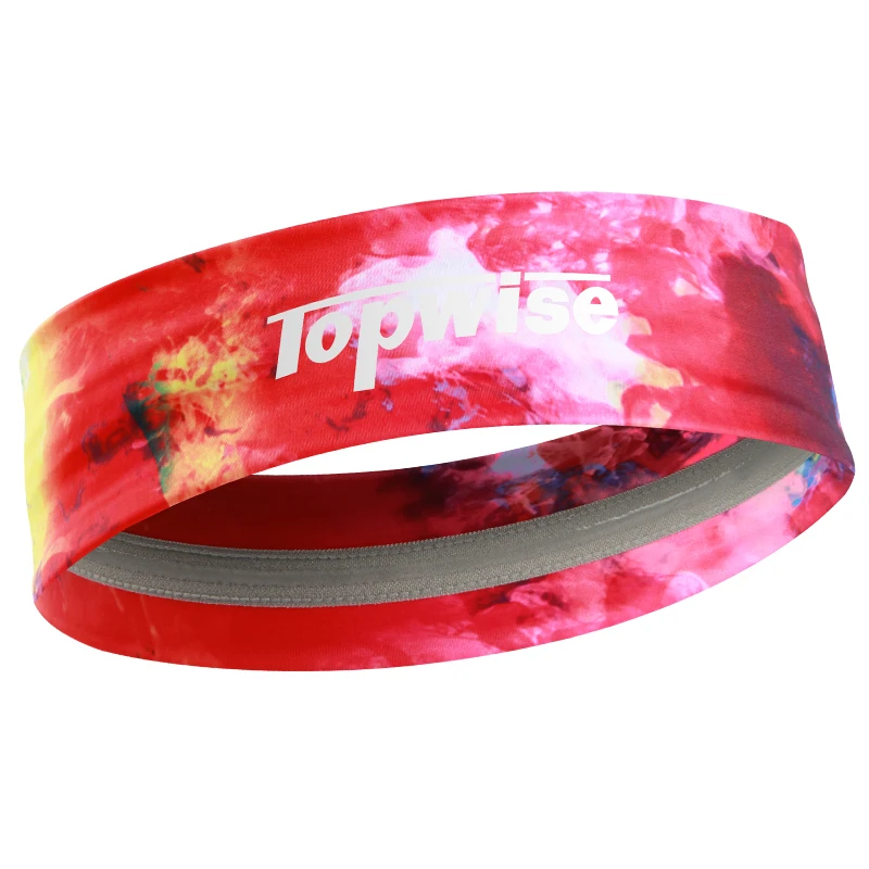 Moisture wicking sports style custom nylon headband women