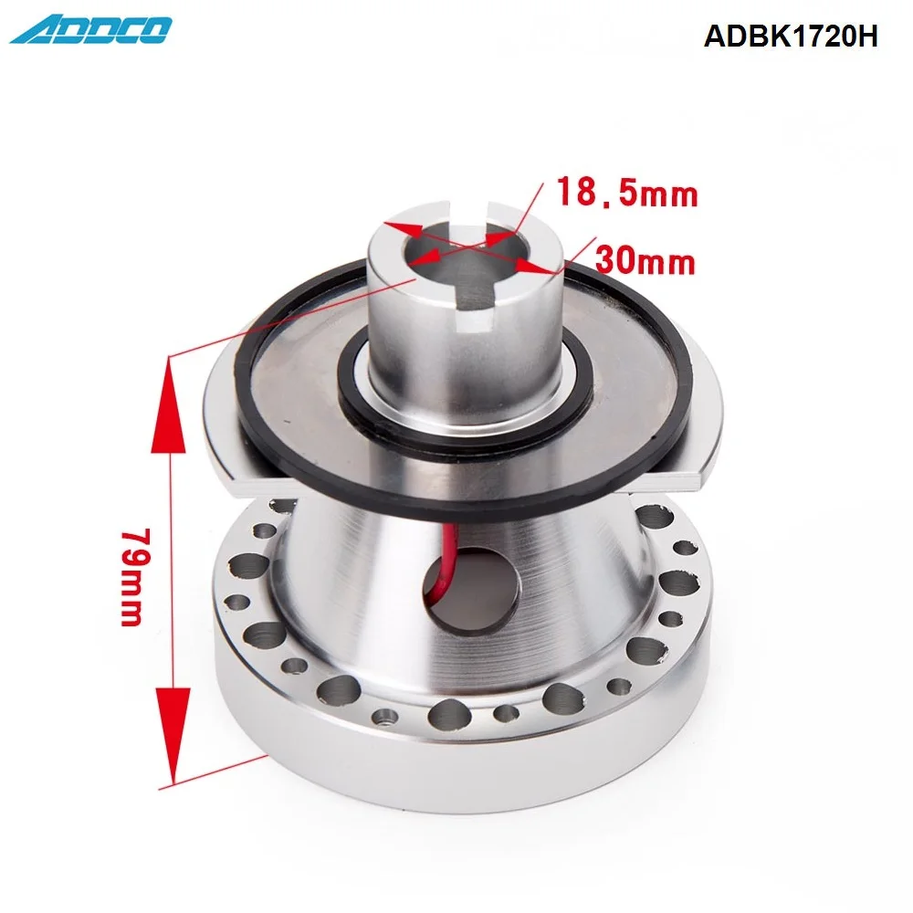 ADDCO ALUMINIUM STEERING WHEEL HUB BOSS KIT ADAPTER FOR HONDA CIVIC 96-11 EP3 EK9 EJ9 EK ADBK1720H