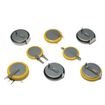 LIR2016 Li-Ion Type 3V Rechargeable Battery With Solder Tabs / Pins