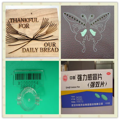 provided high quality UV laser marking machine for  glass  ABS  PE Plastic product  marking