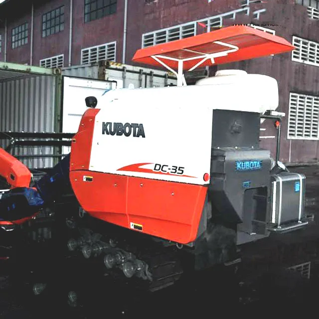 Высококачественный рисоуборочный комбайн Kubota DC35