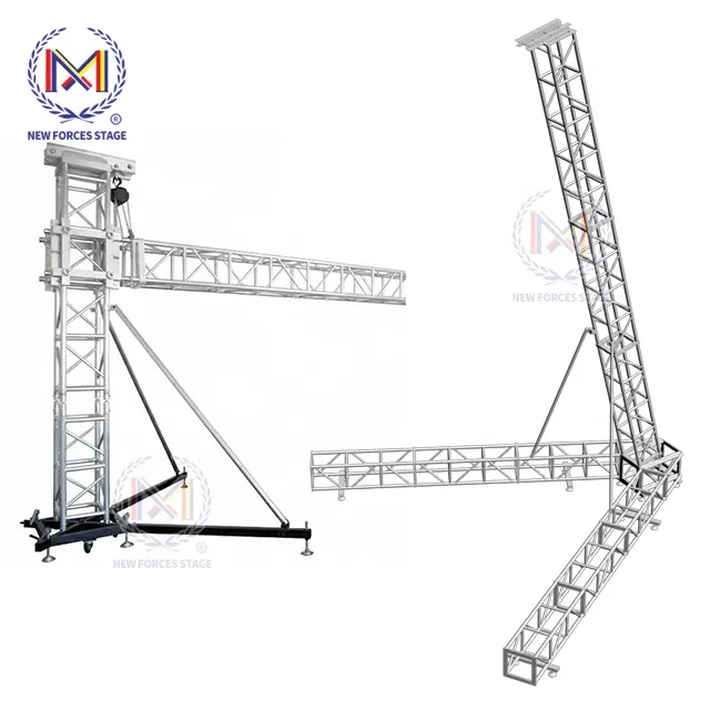 Custom Stage Decoration Truss Hanger Rotating Lighting spigot Truss Trelicas