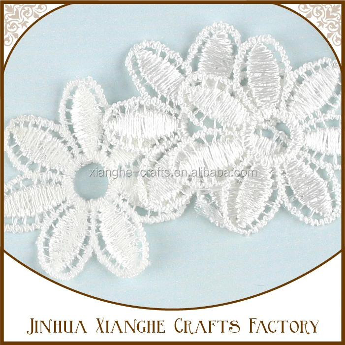 
Beautiful flower lace doily table decorative white placemat flower doily 