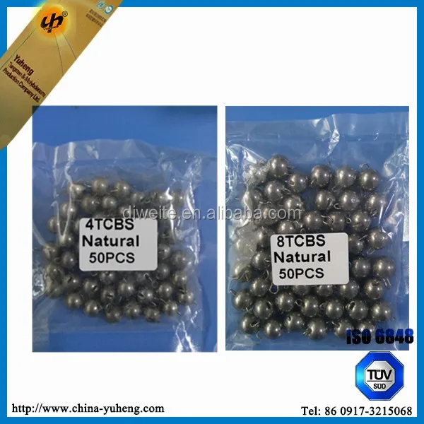 natural color tungsten cheburashka sinkers