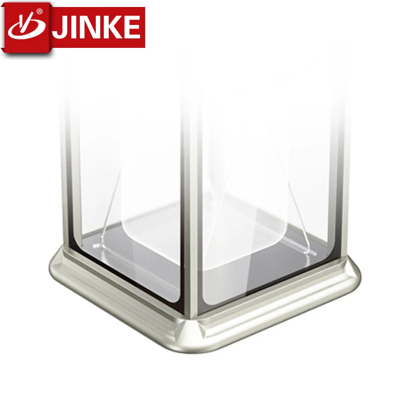 Aluminum Material Rubbish Bin/10 Gallon Garbage Can/Trash Recycling Bin