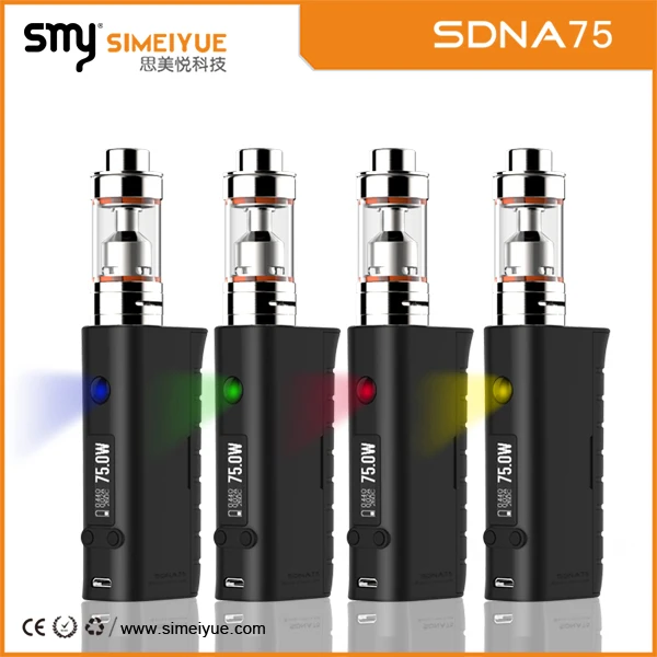 Высочайшее качество DNA75w чип SDNA 75 Вт окно мод Smy новый дизайн Evolv ДНК чип SNDA 75 мод с дешевым цена