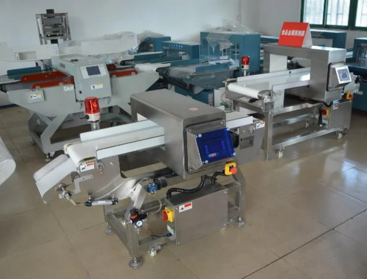 Food grade belt conveyor metal detector for food industry, Metal detector for food