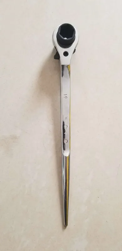 Nickel Double head scaffold ratchet wrench