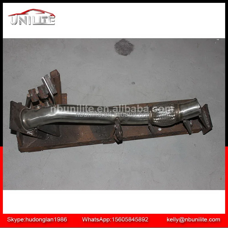 Stainless steel exhaust Down pipe for B MW e60 e61 lci 520d N47 2006-2009 e81 e82 e87 e88 E90 116d 120d