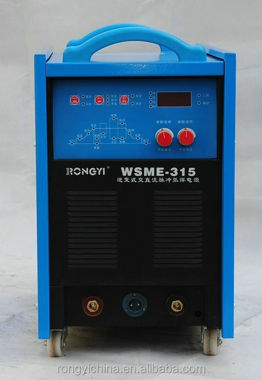 WSME315D Inverter AC/DC pulse TIG/MMA dual voltage 3Phases 220/380V welding equipment