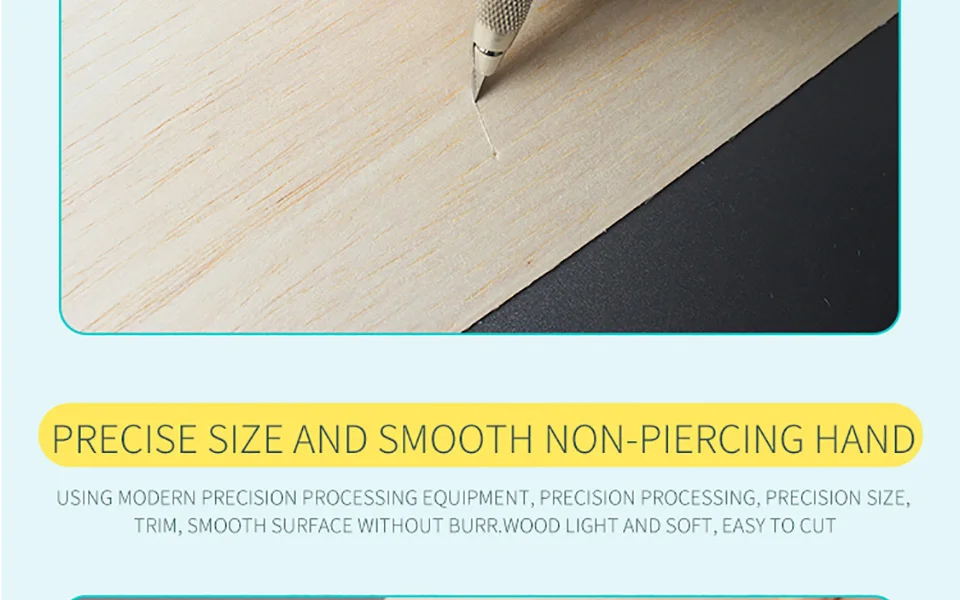 1000*80*1  Nature color  Balsa sheet for fish floats,for model