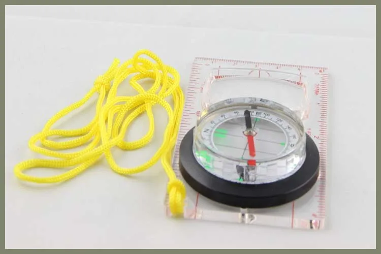 
Gelsonlab HS-DC47-2 Map compass Small Plastic Drawing Compass with Liquid Filed 