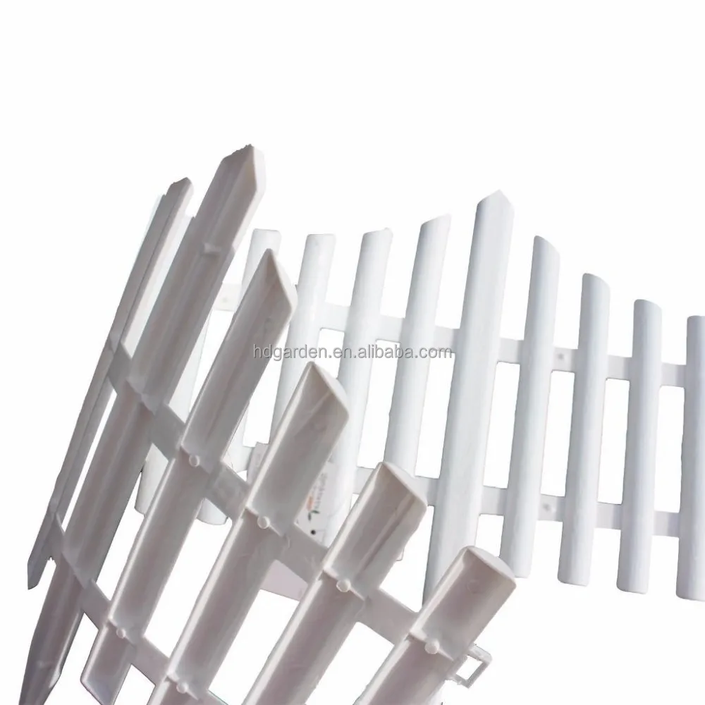 
Garden Edging Picket Cheap Fence Plastic Garden PP Fence Panel 