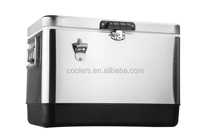 51L stainless steel cooler box wine cooler metal cooler box