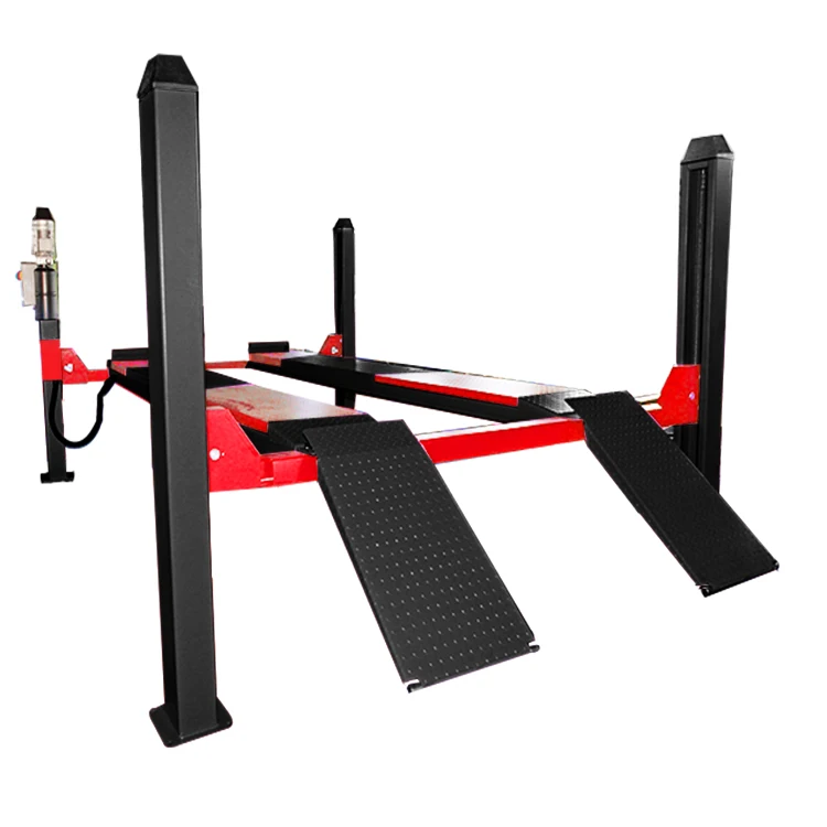 Four Post Car Parking Lift System runway length 4200mm