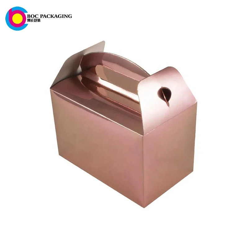 custom Metallic rose gold box