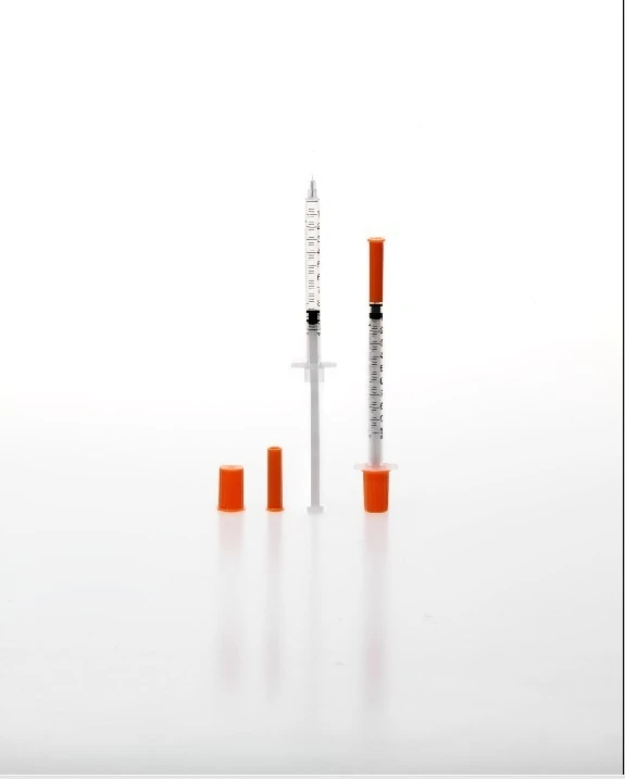 
CE approved 1ml disposable syringe and needle insulin syringe 