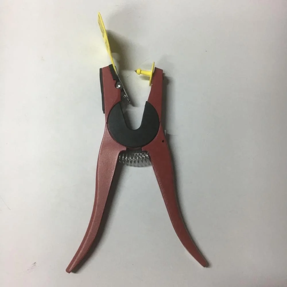 top sell Red pig ear tag plier  cattle ear tag applicator