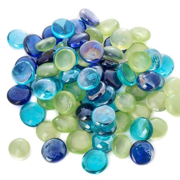 wholesale Frosted Glass Beads for garden fire pit